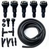 Universal Car Dual Hole Windshield Washer Nozzle Water Spray Nozzle for Most CarsConnector Replacement Wiper Water Spray Jet Kit