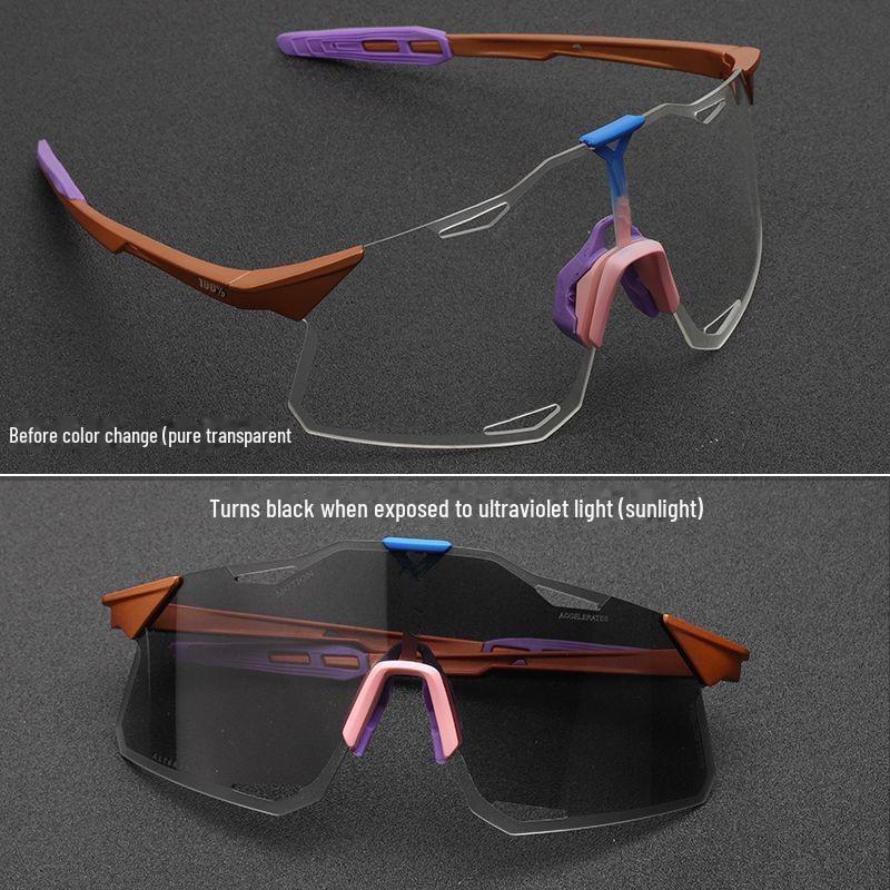 "S5 Lightweight Cycling Sunglasses with UV Protection for Day and Night"