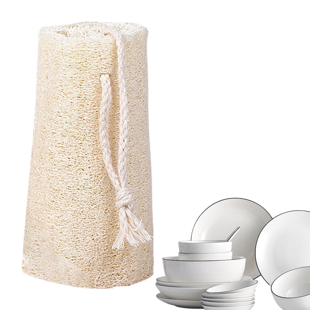 

Loofah Scrubber For Body Natural Body Wash Scrubber Luffa Non Scratch Kitchen Cleaning Loofah Sponge Body Skin Care Luffa