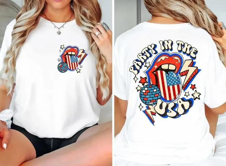 Retro Party in The USA T-T-Shirt, Party in The Usa Tee 3XL
