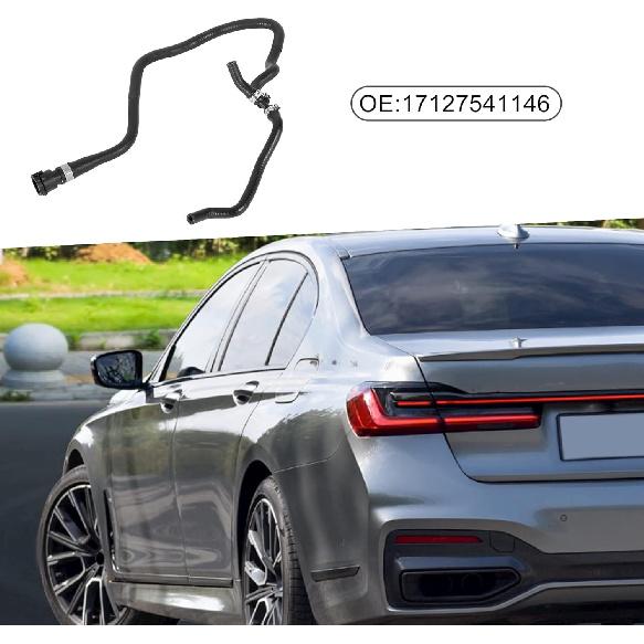 Auto-Kühler Kühlwasser Schlauch vom Ausgleichsbehälter 17127541146 für BMW 750i 2006-2008 Schwarz