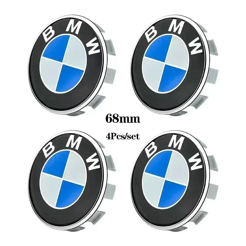 AXNX2 7Pcs Car Front Badge Rear Sticker Center Caps Steering Wheel Emblem For BMW X3 X5 G01 G20 G30 F10 F11 F20 F01 F30 E39 E60