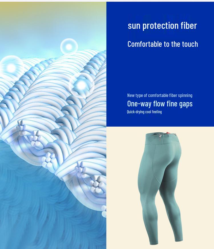 Men's High Waist Zipper Skinny Leggings for Running, Yoga, and Fitness - Warm, Elastic, Autumn/Winter Base Layer Pants