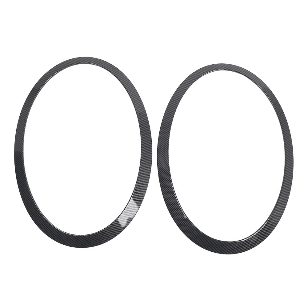 2 Stück Scheinwerferring-Lünettenverkleidung 51712355791 51712355798 Auto-Frontscheinwerfer-Zierring-Abdeckung Dekor für MINI F55 F56 F57 Zubehör