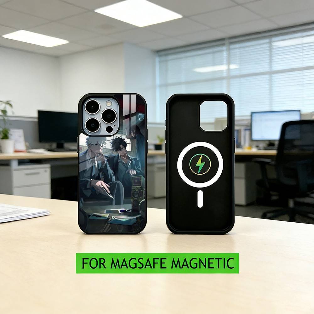 

L-Link C-ClicS Phone Case For iPhone17,16,15,14,13,12,11 Plus,Pro Magnetic For Magsafe Wireless Charging iPhone15PROMAX