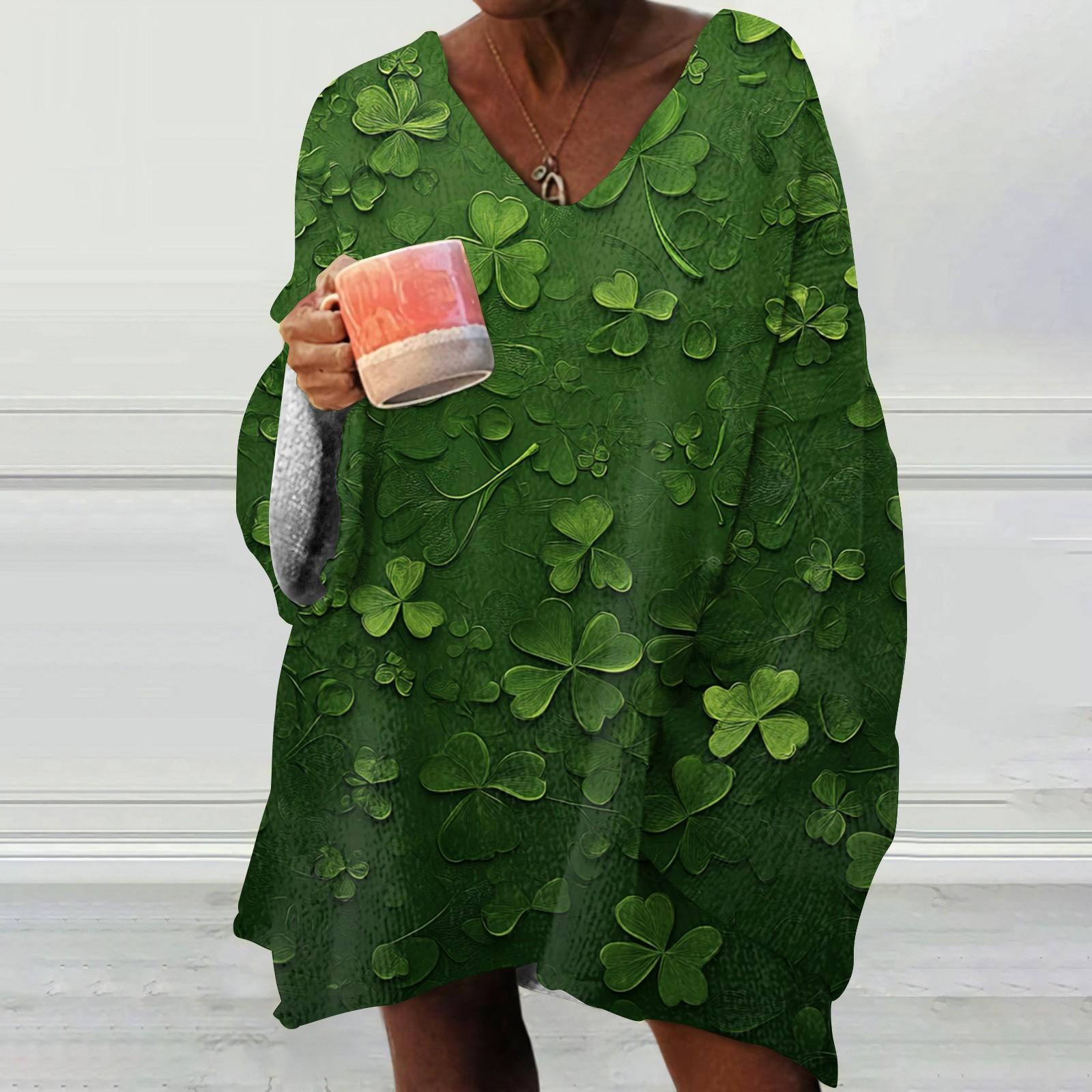 

Женская модная толстовка с длинным рукавом и V-образным вырезом с принтом M