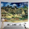 Van Gogh Oil Painting Wall Tapestry Multi Pattern Soft Background Home Decor Multi Size Wall Hanging Aesthetic