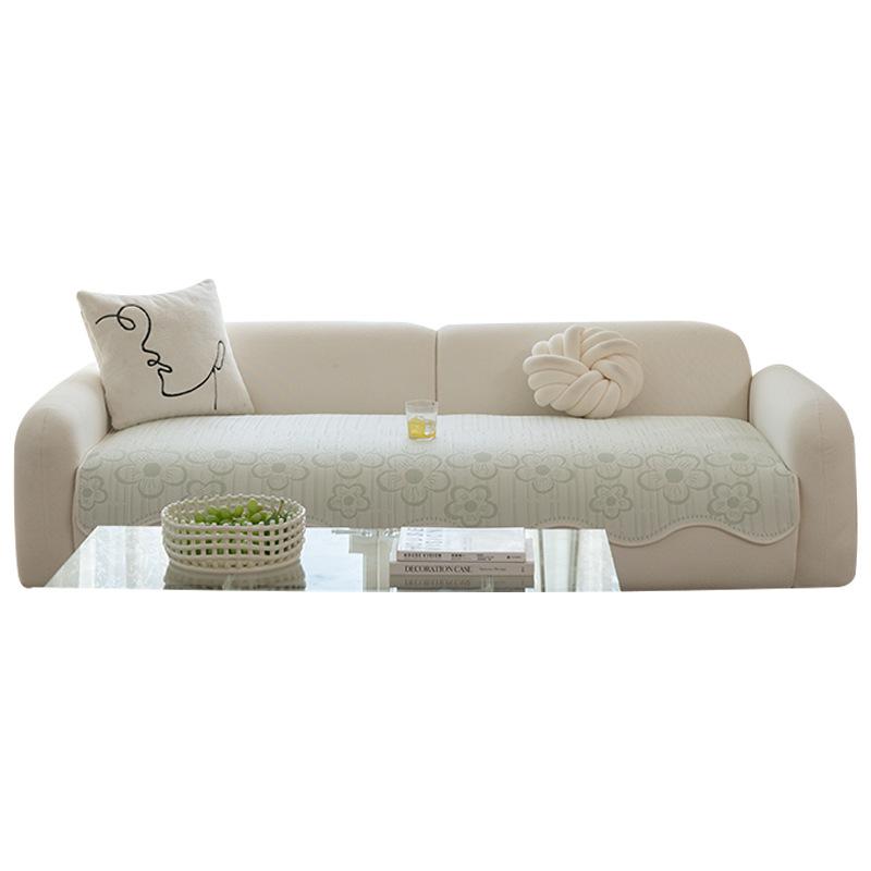 Small Fresh And Cool Sofa Cushion New Non-Slip Sofa Cover Towel Cool Doudou Summer Straight Row Sofa Seat Cushion