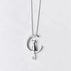 925 Sterling Silver 16-30 Inches Cute Cat Pendant Necklace for Women - Fashion Charm Jewelry Gift