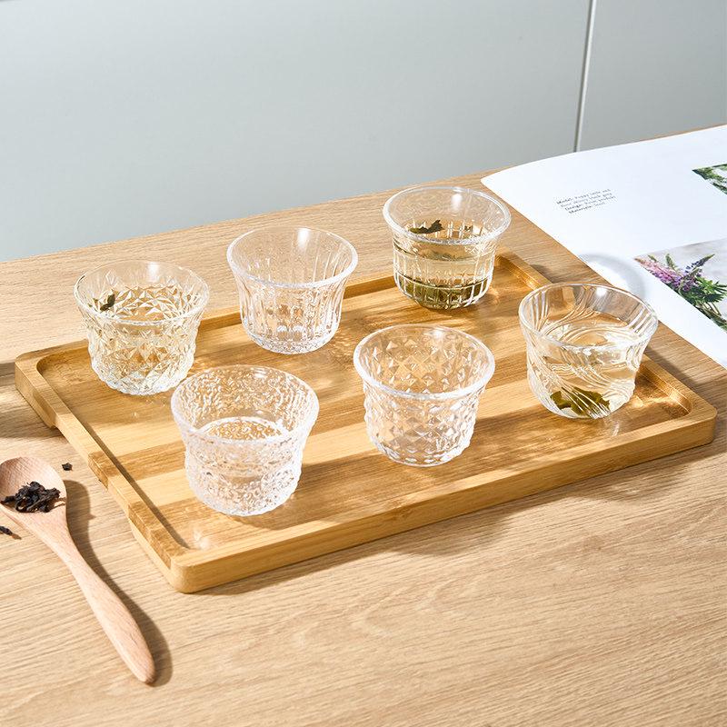 ZISIZ Japanese Style Heat-Resistant Glass Small Teacup