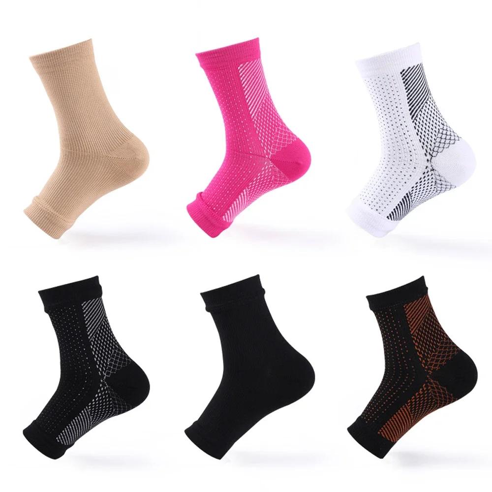 1 Par de Calcetines para Neuropatía Para Mujeres y Hombres, Calcetines de Compresión para Alivio Calmante, Tobillera para Fascitis Plantar Manga Calmante