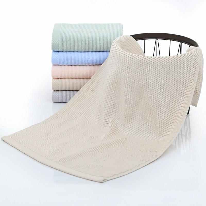 Custom Logo Lint-Free Bamboo Fiber Jacquard Washcloth - Soft, Absorbent, Embroidered Towel