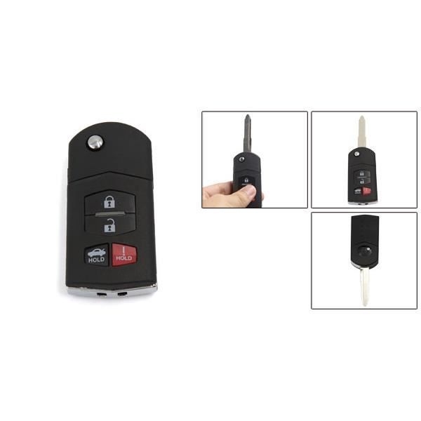 Nouvelle intelligent télécommande coque porte-clé flip boîte 4 bouton