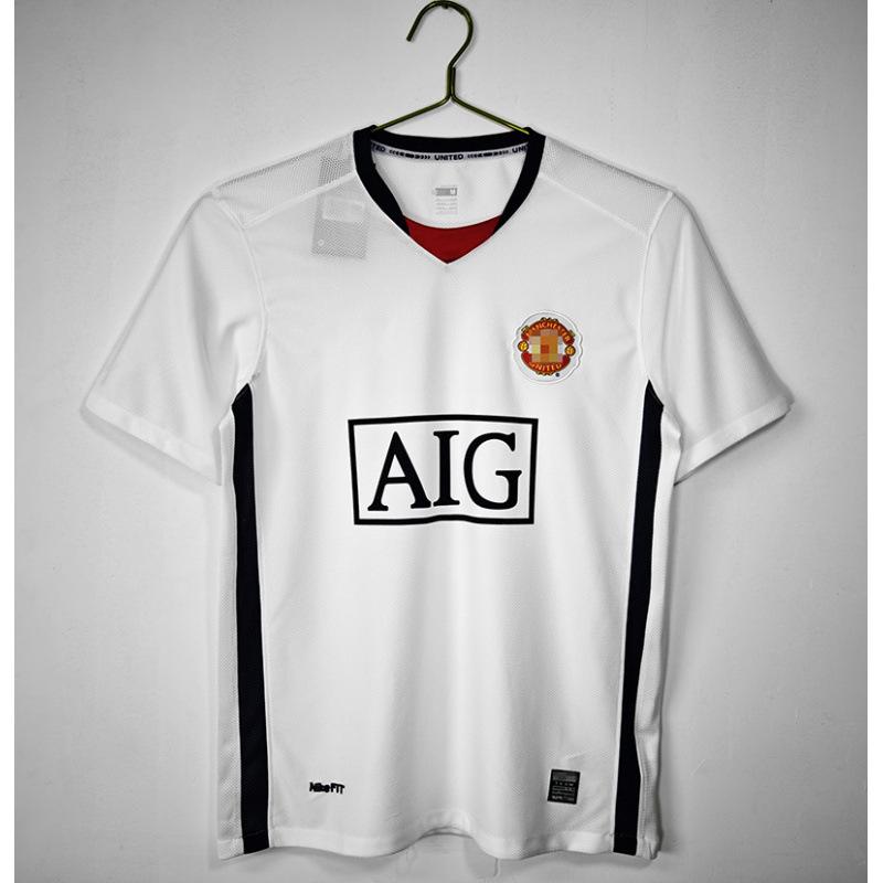 Red Devils 0406 Manchester United Premier League Jersey No. 7 C Ronaldo Long Short Sleeve  Rooney 08-09 Champions League Edition Manchester United