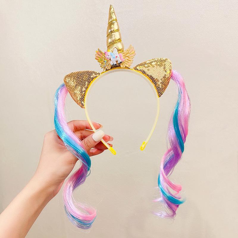 Glitzerndes süßes Katzenohren-Stirnband, Kitty-Stirnband, Damen, Mädchen, Kinder, glitzerndes Haar, Metallreifen, glänzende Haarbänder, Haar-Accessoires