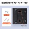SANWA SUPPLY Gigabit PoE Extender with Magnet, Up To 100m Extension, AUTO-MDIX Function, LAN-EXPOE2