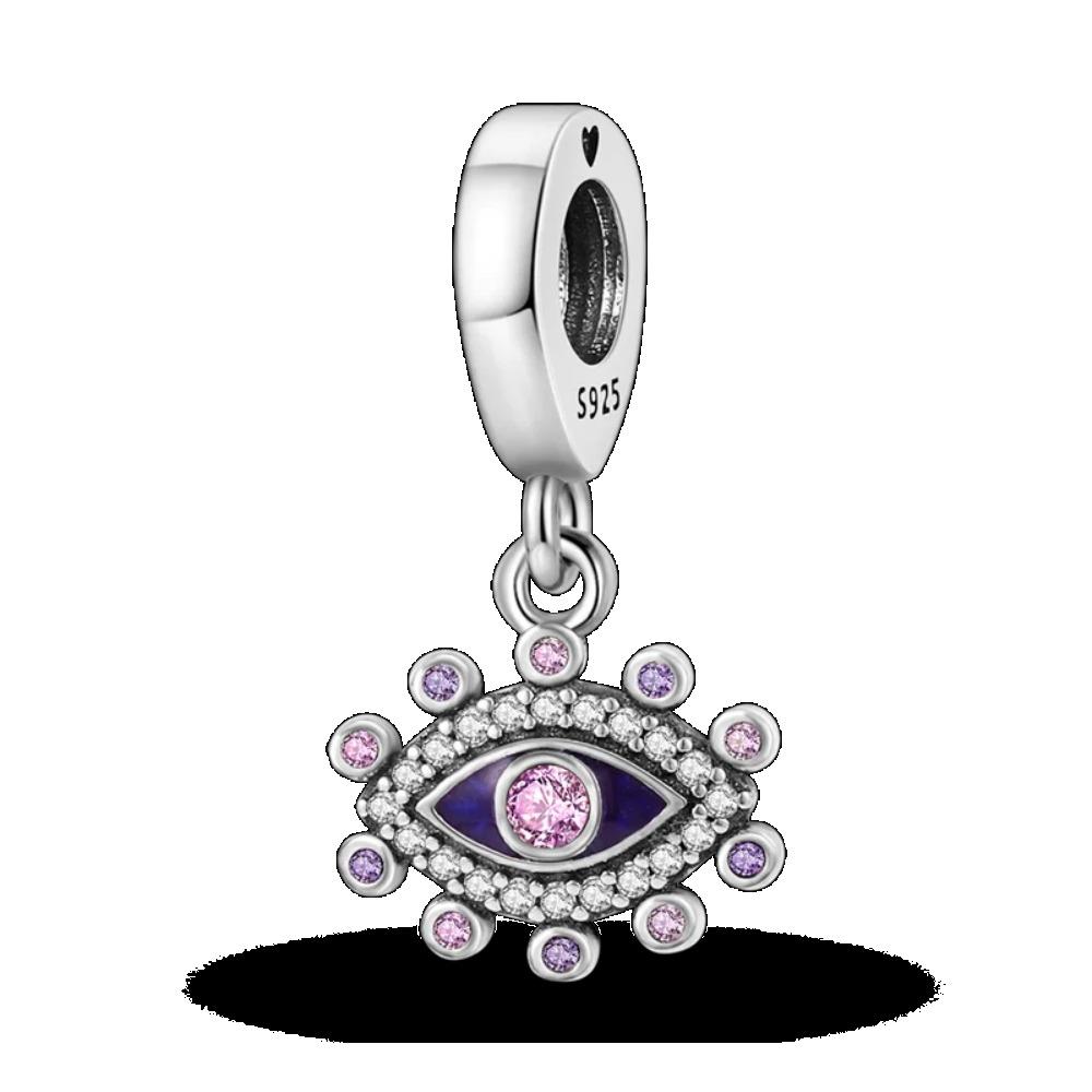 925 Silver Feather Dream Catcher Pendant Charm Beads Necklace Diy Female Jewelry Handmade Boutique