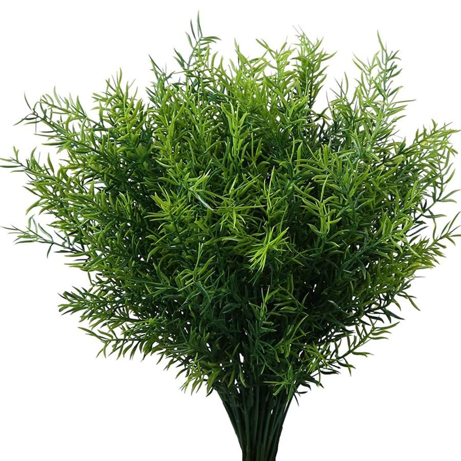 

5/10PCS Artificial Plants Plastic Grass Wedding Wreath Home Room Yard Garden Decor Brial Diy Gift Photography Outdoor Fake Plant 5 pcs
