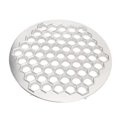 Russischer Teigtaschenmacher, 61 Löcher, Aluminiumlegierung, spülmaschinenfest, Pelmeni-Herstellungswerkzeug für Zuhause