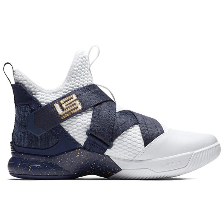 Nike LeBron Soldier 12 SFG EP 'Witness' (Unisex) White / Midnight Navy Basketball Shoes AO4055 100