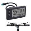 Scooters LCD Display Panel Water Resistant Scooters Dashboards Digital Speedometers for Long Distances Cycling Support