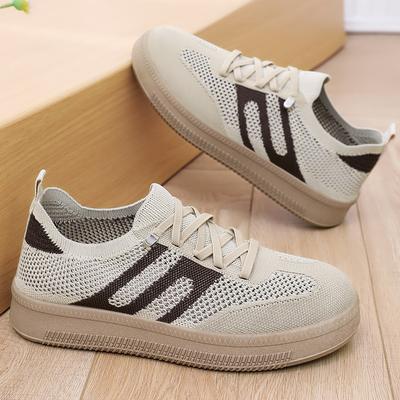 Women's Shoes Summer Breathable Simple German Training Shoes Mesh Breathable Casual Shoes Soft Sole Comfortable Single Shoes Daily Versatile Mother