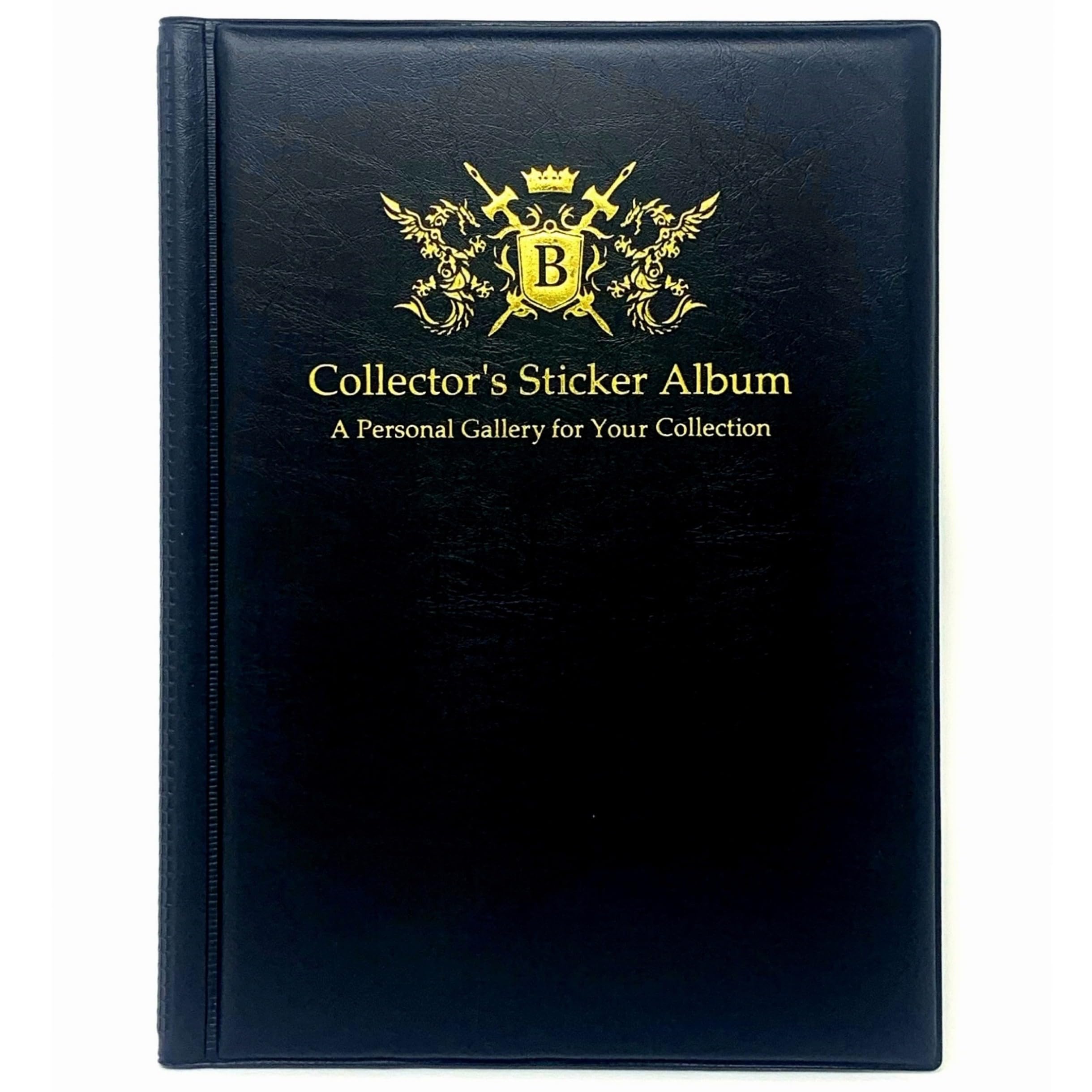 

Вместительный файл для хранения наклеек Bikkuriman и подходит для шоколада, вафель и многого другого, в стиле кошелька, с кармашками, 48 мм/52 мм (черный) чёрный