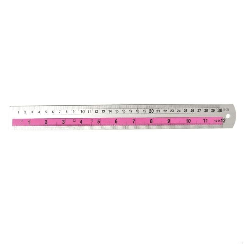   Quality Straight Edges Ruler, Perfect for Home Office Use,Craft and Designs Safety Edges Ruler Corrosion Resistant Ruler