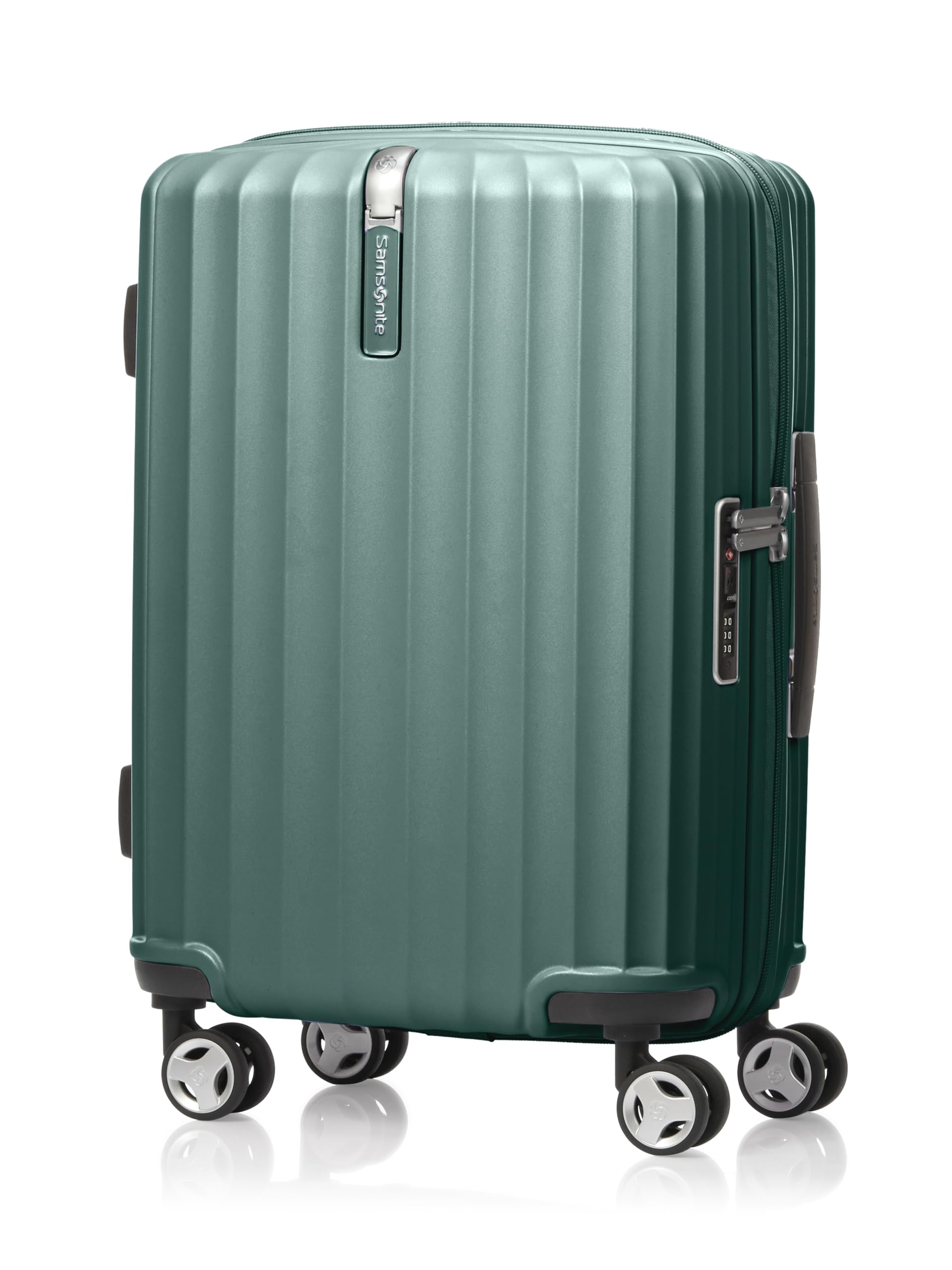 

Samsonite ENOW Spinner 55 Suitcase, Small, Carry-on Size, 34L, 55cm, 3.2kg, Green, for 1-3 nights