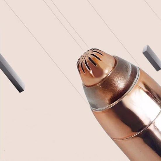 Безболезненный женский электрический триммер для бровей, эпилятор для лица, подбородка, губ, носа, средство для удаления волос