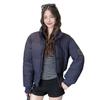 European and American hot girls small high-waisted hooded cotton clothes women's winter new small short warm cotton-padded coat