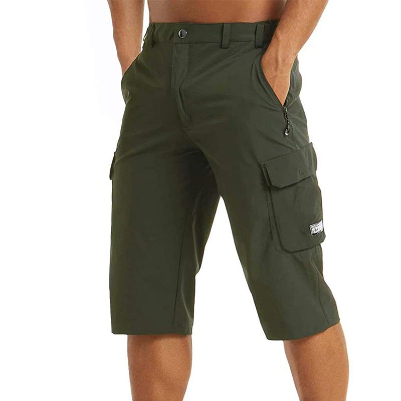 Cargo Moda Pantaloncini Al Ginocchio Uomo Pantaloncini Cargo Da