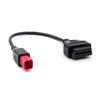 Cable Adaptador OBD de 6 Pines para Motocicleta Honda Guzzi Piaggio Vespa