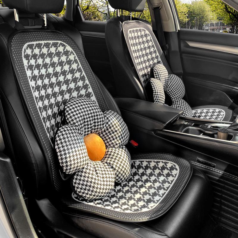 Roztomilý polštář do auta za krk s podporou pasu pro ženy