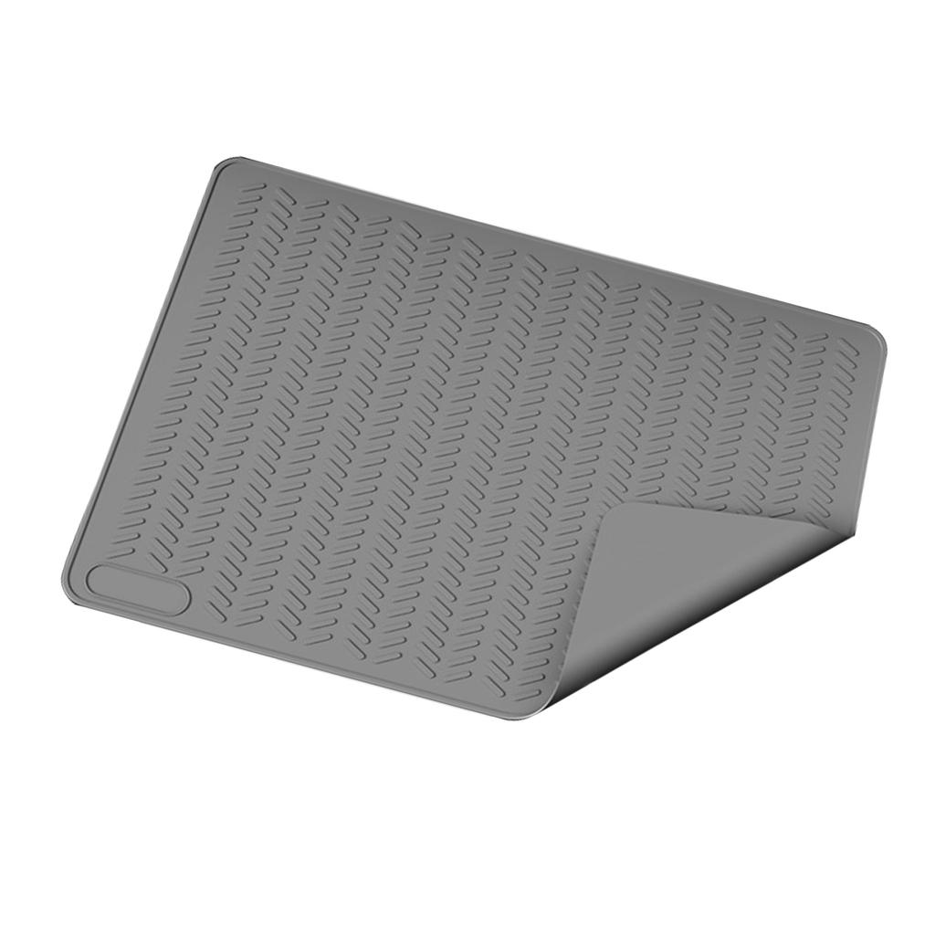 Heatproof Silicone Electric Stove Mat for Glass Top Cooktops Scratch Resistant Dish Drying Pad Waterproof Kitchen Pad