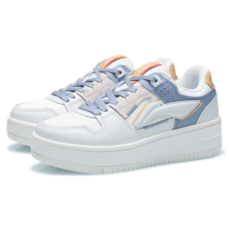 Li Ning Tianji Leather Reflective Slip Resistant, Abrasion Resistant, Lightweight, Breathable Low top Skateboard Shoes AGCR468-2