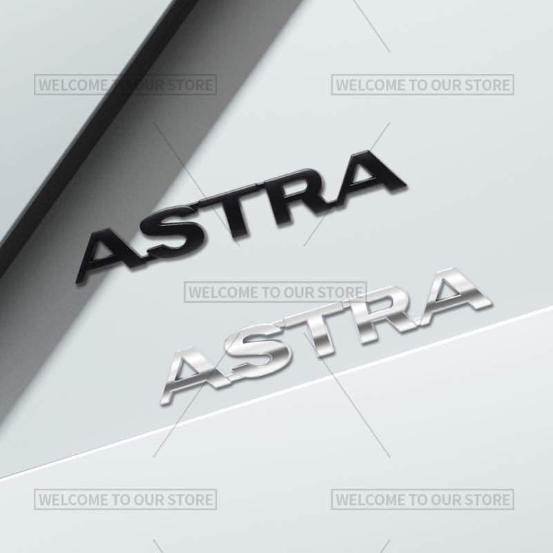 1pc 3D Car Styling For  Astra G H J K F Letter Emblem OPC GTC Vauxhall Badge Metal Stickers Rear Trunk Decals Auto Accessories