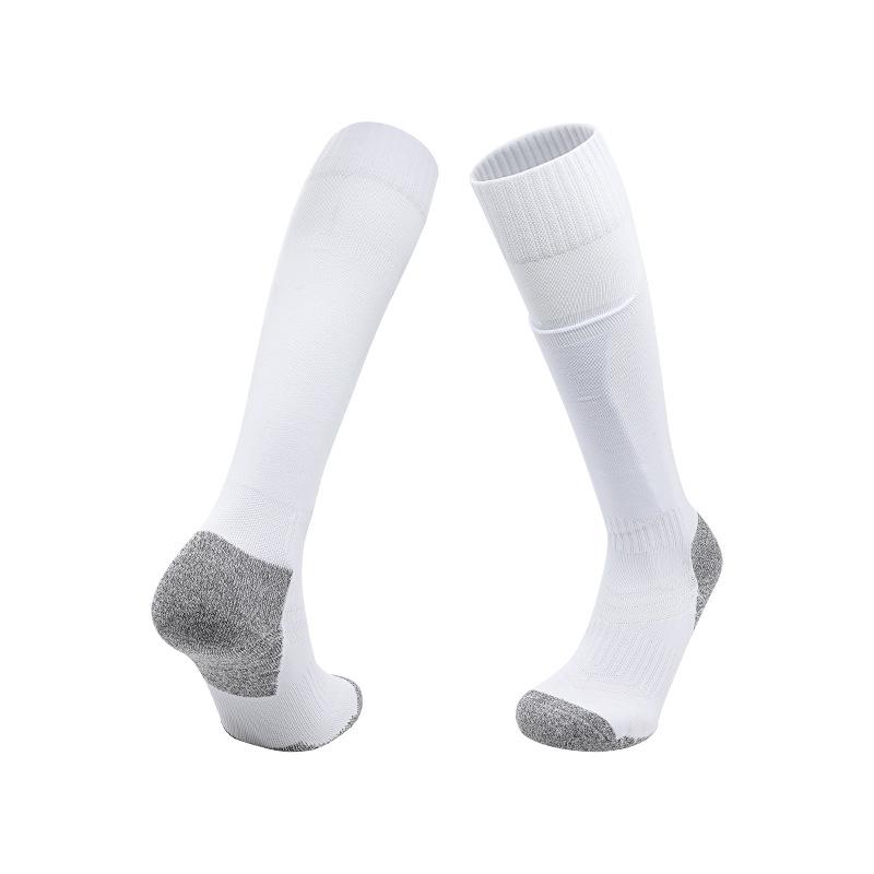 Professional Football Socks With Pockets, Leg Guards, Board Socks, Cotton Solid Color Long-Tube Sports Socks, Non-Slip High Tube.