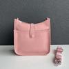 2025 New Genuine Leather Top Layer Cowhide Lychee Pattern Unisex Hollowed-out Crossbody Bag Genuine Leather Women's Bag