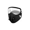 Detachable Lens Face Mask for Outdoor Cycling Sports Dust Protection with Replaceable Filter and Breathable Mesh Material for Men and Women