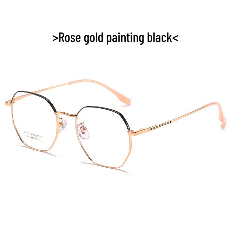 Ultra-Light Pure Titanium Myopia Glasses Frame with Anti-Blue Light for Students - Model 2216