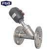 FGO 304 Stainless Steel Pneumatic Angle Seat Valve