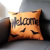 Autumn Maple Leaf Pumpkin Pillowcase for Thanksgiving & Halloween Decor