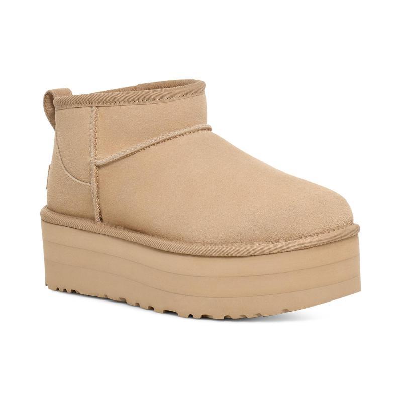 UGG Classic Ultra Mini Platform Boot Mustard Seed Women's Sneakers 1135092-MDSD