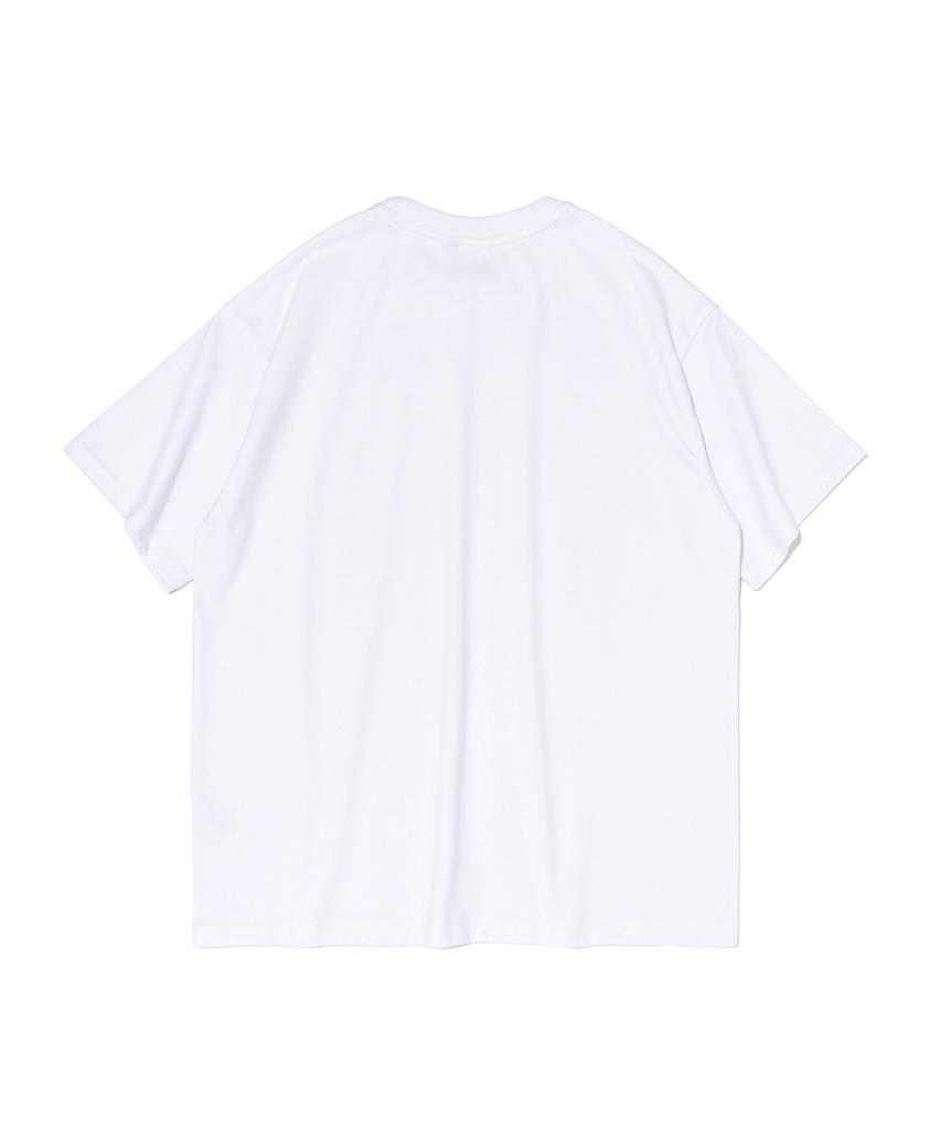 ROIDESROIS Spray Print Rabbit Short Sleeve T-Shirt (White)