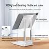 Foldable Metal Tablet Stand for Desktop: Adjustable for Online Classes & Gaming