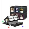 PU Leather Card Deck Storage Box Holds 200+ Trading Cards Magnetic Closure Game Card Holder for MTG TCG Commander Collector