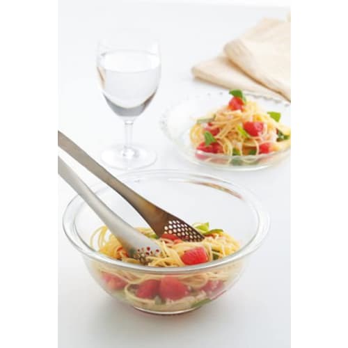 Iwaki AGC Technoglass Heat-Resistant Glass Bowl, Round, 900ml Capacity, 18cm Outer Diameter, Microwave/Oven/Dishwasher Safe, Wide Mouth Design for Eas