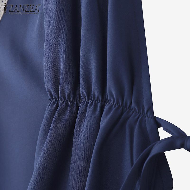 ZANZEA Women V Neck Sleeveless Fake Two-piece Buttons Up Pleated Casual Tank Tops