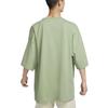Nike T Shirts Men's Oil Green Crew Neck Moderate Straight Fit FB9767-386